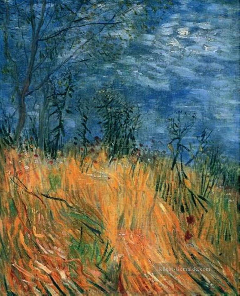 Rand eines Weizenfeld mit Mohnblumen Vincent van Gogh Ölgemälde